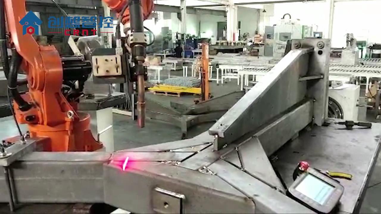 創(chuàng  )想激光焊縫跟蹤系統適配錢(qián)江機器人在智能焊接領(lǐng)域的應用