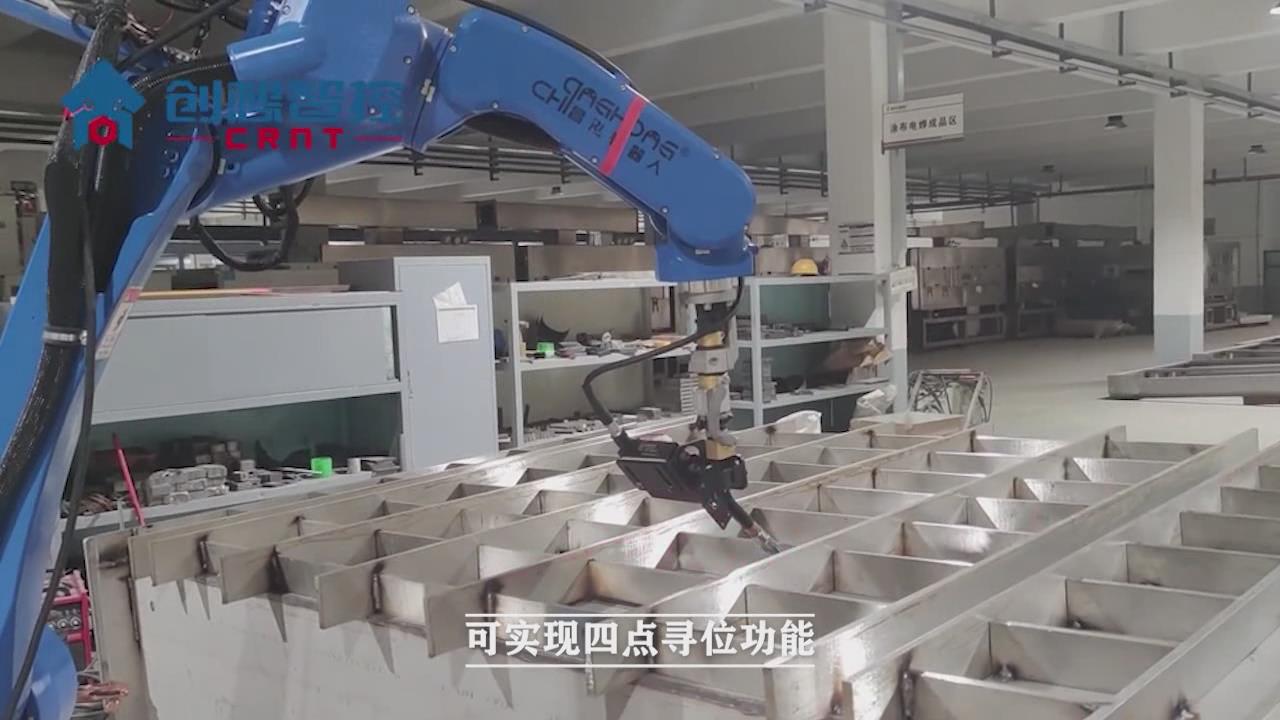 創(chuàng  )想激光焊縫跟蹤器適配昌泓機器人實(shí)現智能焊接的案例